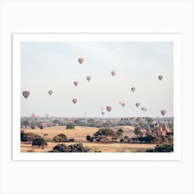 Myanmar Balloons Art Print