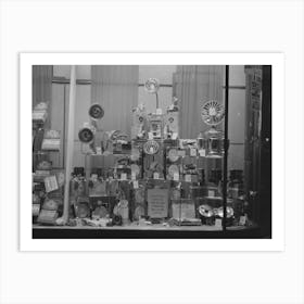 Untitled Photo, Possibly Related To Drugstore Window, Washington, D C By Russell Lee Art Print