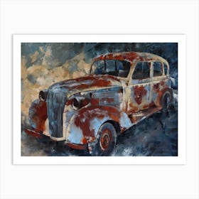 Oldtimer 80x100x4 Cm Art Print