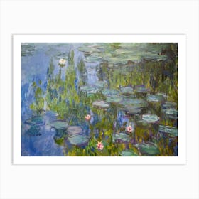 Claude Monet Water Lilies, Claude Monet Art Print