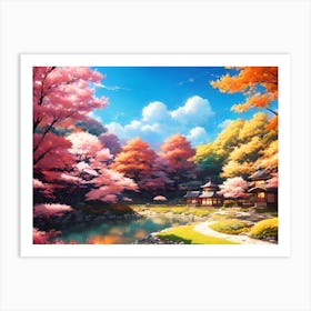 Cherry Blossoms 6 Art Print