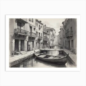 Venice Canal 17 Art Print