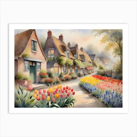 Dutch Village Art Print