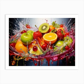 Fruit Splash 8 Art Print