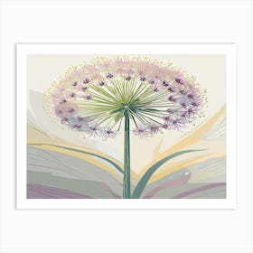 Allium 20 Art Print