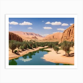 Desert Landscape 9 Art Print