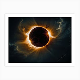 Solar Eclipse 6 Art Print