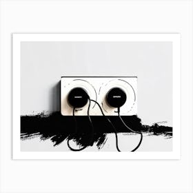 Black And White Wall Art Art Print