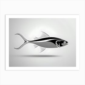 Fish sketch Art Print