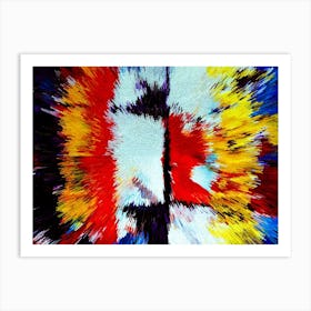 Acrylic Extruded Painting 40 Art Print