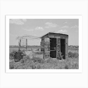 Untitled Photo, Possibly Related To Combination Henhouse And Privy, Southeast Missouri Farms By Russell Art Print