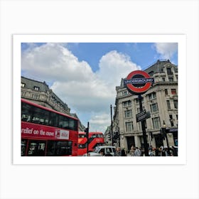 London Tube Station (UK Series) Art Print