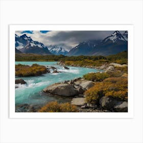 Chilean River Art Print