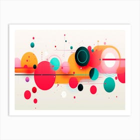 Abstract Circles 9 Art Print