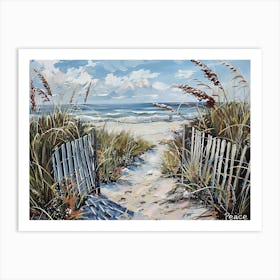 Peaceful Beach 2 Art Print