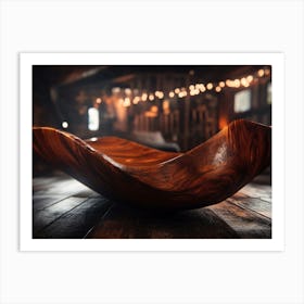 Wooden Bowl Classy Art Print