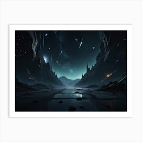 Futuristic Space Art Print