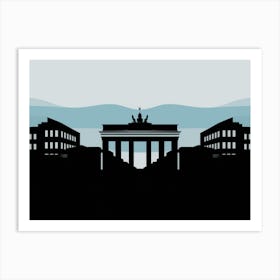 Berlin Skyline 2 Art Print