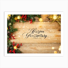 Christmas Greetings Art Print