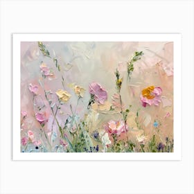 Flowers In The Meadow 1 Art Print