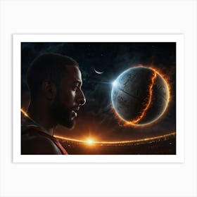 Basketball Player Art Print