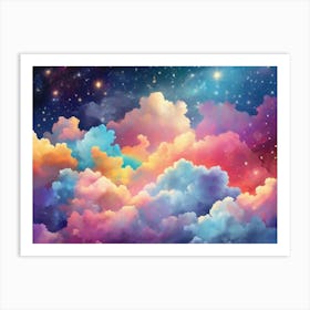 Sky And Clouds 1 Art Print