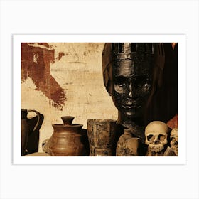 Egyptian Art 4 Art Print