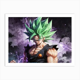 Dragon Ball Z Wallpaper 52 Art Print