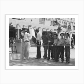 Untitled Photo, Possibly Related To People At The Fiesta, Taos, New Mexico By Russell Lee Art Print