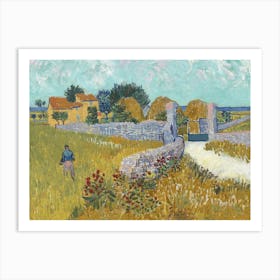 Van Gogh - Farmhouse In Provence Art Print