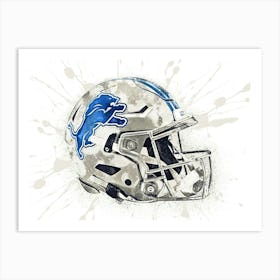 Detroit Lions 2 Art Print