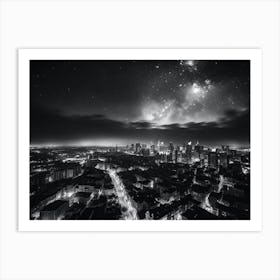 Night Sky Over Berlin Art Print