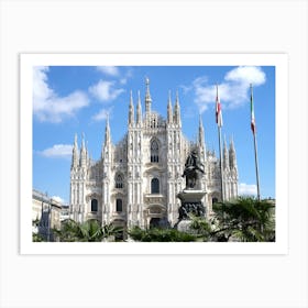 Milan Cathedral Front View Art Print