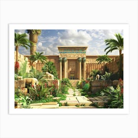 Egyptian Garden 7 Art Print