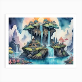 Fairytale Island Art Print