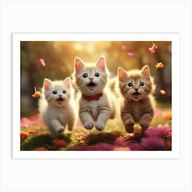 Cute Kittens Art Print