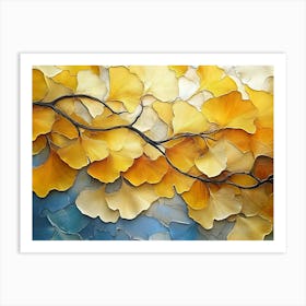 Ginko Leaves 1 Art Print