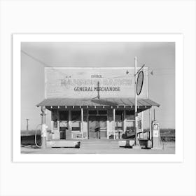 General Store, Hammond Ranch, Chicot, Arkansas, This House Is Leased By Fsa (Farm Security Administration) And Art Print
