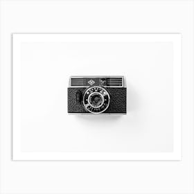 Vintage black and white retro Agfa camera art print - film photography by Christa Stroo Photography Art Print