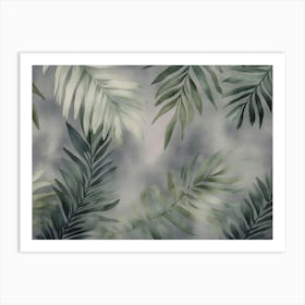 Palm Leaves Art Print