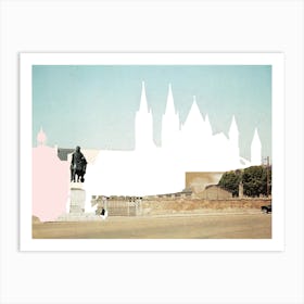 The Abstract House Dream Oder Sowas · Castle Three A Art Print