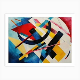 Contemporary Artwork Inspired By Kazimir Malevich 1 Art Print