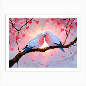 Love Birds 1 Art Print