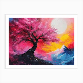 Cherry Blossom Tree 16 Art Print