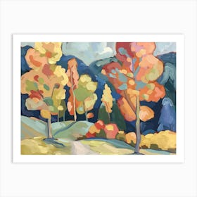 Fall Trees Art Print