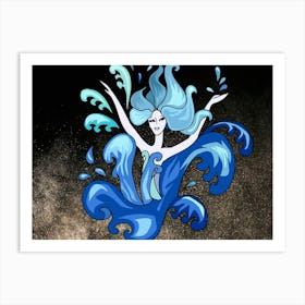 Mermaid 1 Art Print