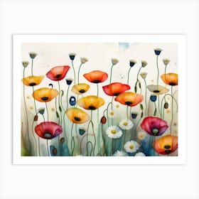 Poppies 2 Art Print