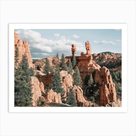 Utah Rock Spires Art Print