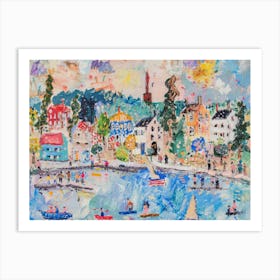 Swedish Town Art Print