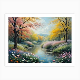 Autumn In The Woods Art Print